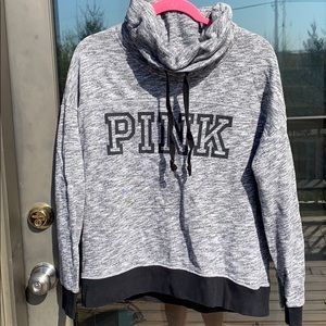 PINK cowl neck sweater